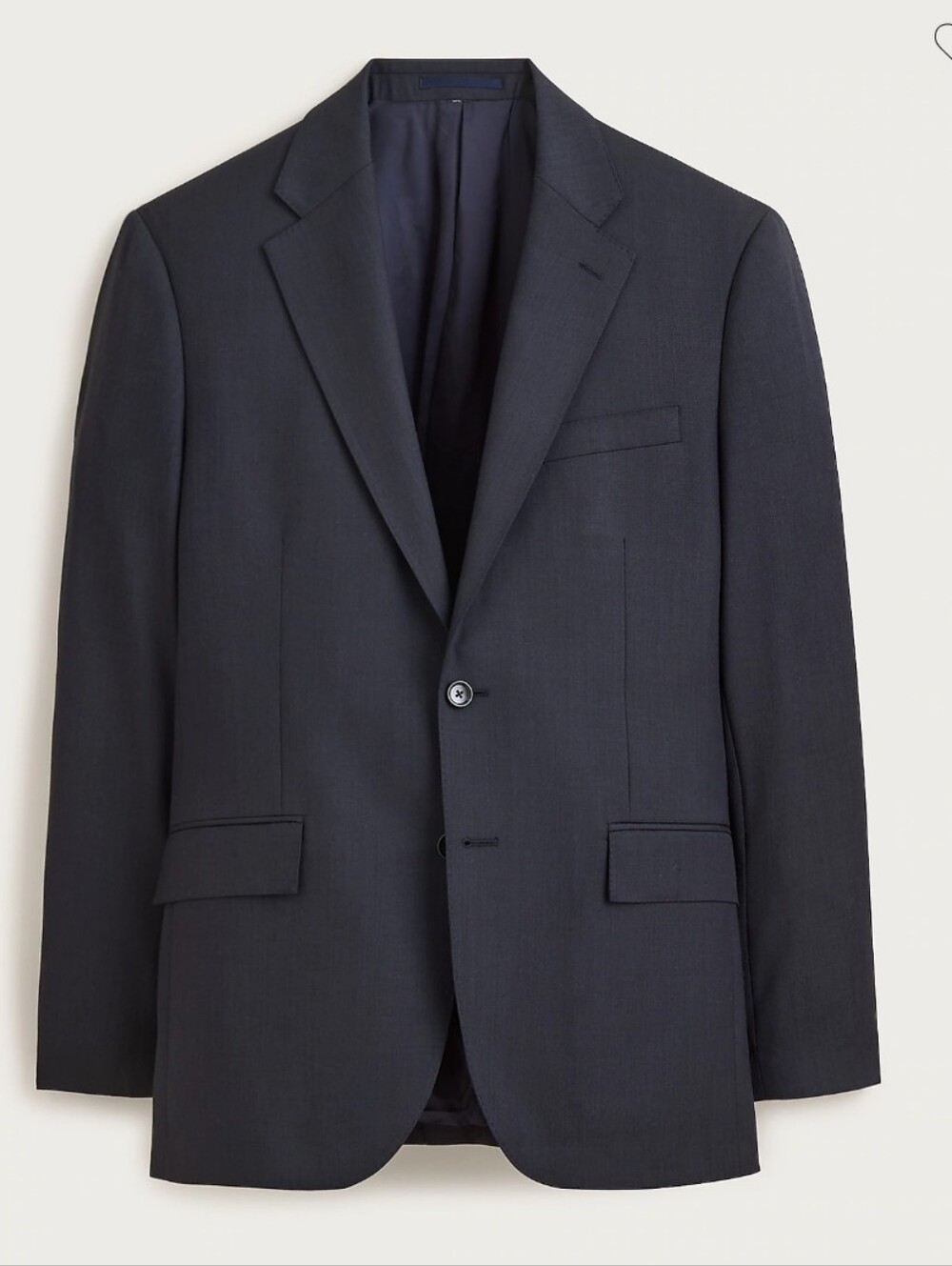 J Crew Crosby Classic-fit suit jacket in Italian wool BM161 Size 40R Navy $550